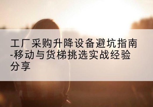 大埔移动式升降机怎么选-工厂采购升降设备避坑指南-移动与货梯挑选实战经验分享